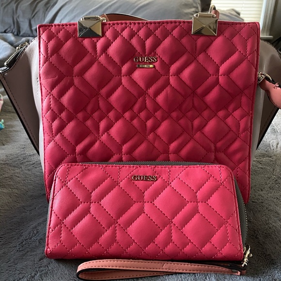 Guess Handbags - GUESS? Handbag and Matching Wallet